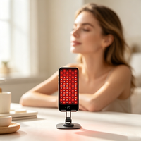 Lampe de luminothérapie LED portable MINI pour le visage, 660nm 850nm, panneau de luminothérapie rouge de bureau, fabrication OEM ODM