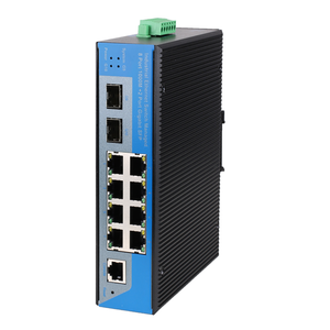 DC12V-52V 8 *10/100/1000M พอร์ต+ สวิตช์พอร์ตไฟเบอร์ 2 พอร์ต รองรับสวิตช์โปรโตคอล IEEE802.3af/IEEE802.3at - Product Image 4