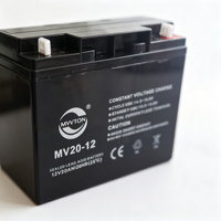 Baterai Asam Timbal Tertutup VRLA Isi Ulang MVVTON 12V 20Ah 240Wh Guangdong untuk Mobil Listrik