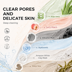 <span class=keywords><strong>Masque</strong></span> d'argile biologique naturel hydratant nettoyant points noirs acné nettoyage des pores <span class=keywords><strong>masque</strong></span> naturel de boue d'argile de la mer morte - Product Image 2