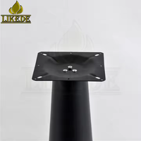 Base de table en acier inoxydable brossé doré de luxe, robuste et moderne, pour table à manger avec plateau en marbre