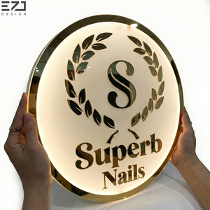 Letrero LED 3D con Retroiluminación para Negocios, Letreros LED para Salón <span class=keywords><strong>de</strong></span> Belleza, Letrero Luminoso con Letras LED <span class=keywords><strong>de</strong></span> EZD Store Company - Product Image 2