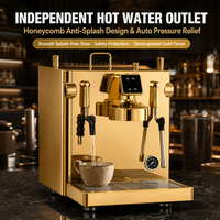 Machine à expresso semi-automatique à profil de pression personnalisable pour la vente en gros, fabriquée par l'usine de cafetières de Shunde - Fournisseur de marques OEM