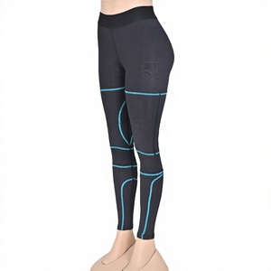Leggings de Yoga Blaze Fight Wear Personalizados, Simples, Sólidos, con Cintura Alta, Pierna Ancha, Sin Costuras, Transpirables y Elásticos - Product Image 1