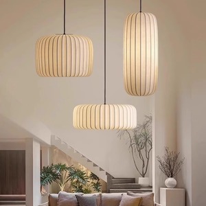Lampadario in Stile Giapponese Wabi-Sabi in Seta Artistica, <span class=keywords><strong>Lampada</strong></span> Medievale Francese per <span class=keywords><strong>Camera</strong></span> da Letto, Decorazione per Soggiorno, <span class=keywords><strong>Lampada</strong></span> a Sospensione per Casa Vacanze e Sala da Tè - Product Image 1