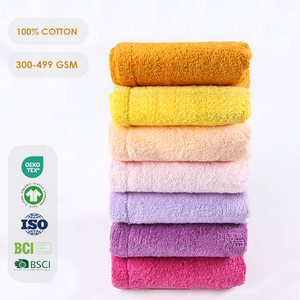 Toallas de Pelo de Secado Rápido 100% Algodón Puro, Gran Absorción de Agua, Color Sólido, Certificación OEKO-TEX, 300-499 GSM, Teñido Liso para Adultos, <span class=keywords><strong>ETEX</strong></span> - Product Image 1