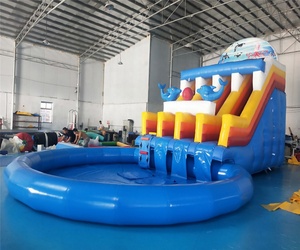 Nhà máy bán hàng <span class=keywords><strong>inflatable</strong></span> dài trượt với nước nhỏ cho trẻ em và người lớn - Product Image 2