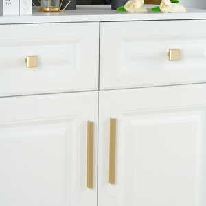 Poignée de tirage longue en laiton massif, minimaliste, durable et écologique pour armoire, <span class=keywords><strong>commode</strong></span> et tiroir - Product Image 4