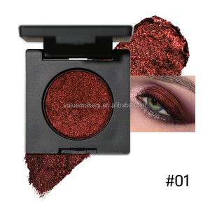 Cosmétiques en gros : Fard à paupières scintillant effet caméléon multichrome rouge, en poudre libre ou pressé, pour palettes mono - Product Image 1