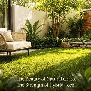Gazon synthétique tissé haute densité, toucher doux, longue durée <span class=keywords><strong>de</strong></span> <span class=keywords><strong>vie</strong></span>, tapis artificiel tricoté pour terrain <span class=keywords><strong>de</strong></span> tennis, aire <span class=keywords><strong>de</strong></span> jeux - Product Image 6