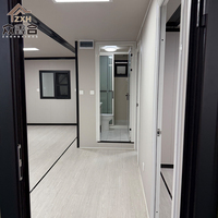 Maison conteneur modulaire extensible 20 pieds, 2-3 chambres, préfabriquée de luxe pour hôtels et écoles, origine Chine