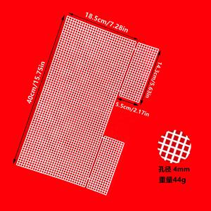 Kit de fabrication de sacs DIY en <span class=keywords><strong>toile</strong></span> <span class=keywords><strong>plastique</strong></span> blanche faite à la main avec feuilles de maille et fournitures de couture créative - Product Image 3