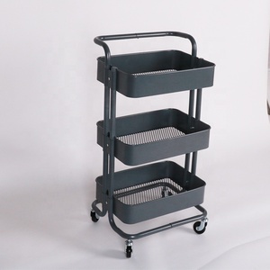 3-de estantes de Casa Carro de almacenamiento de cocina organizador de carro - Product Image 2