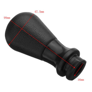 Palanca de Cambios de Cuero para Automóvil Peugeot, 5 Velocidades, Manual, Ergonómica, Negra, para 106 206 306 406 806 107 207 307 - Product Image 5