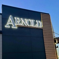 Letras Luminosas LED para Publicidad en Centros Comerciales, Letreros 3D Personalizados, Letreros LED No Iluminados, Letreros Electrónicos