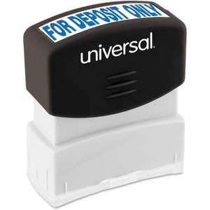 Sello Preentintado Universal Azul de 1 Color UNV10056, Sello de Mensaje Prepago, Requiere Depósito al Realizar la Compra - Product Image 3