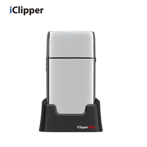 IClipper-TX4 Alat Cukur Rambut Mini, Alat Cukur Rambut Mini, Alat Cukur Kepala Portabel, untuk Pria, Elektrik, Isi Ulang, Tiga Pisau