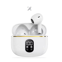 Casque Bluetooth avec basses très profondes, écouteurs HiFi, casque Bluetooth, longue durée de vie de la batterie, écouteurs TWS avec écran numérique LED