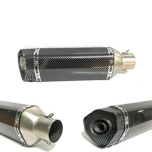 Silenciador de escape deportivo modificado para motocicleta, forma Hexagonal pequeña, nueva condición, silenciador de escape de adaptación perfecta de acero - Product Image 5