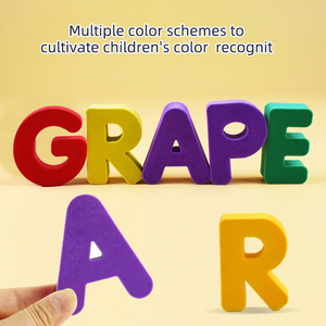 Bộ 26 cao su tự nhiên vốn chữ cái đầu bảng chữ cái chính tả Câu Đố nhiệt độ cao hấp cho Kid giáo dục vui vẻ - Product Image 3