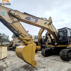 Excavadora de cadenas Caterpillar 329D usada, excavadora sobre orugas de 185 kW y 29 toneladas, equipo de construcción 330d 336d - Product Image 4