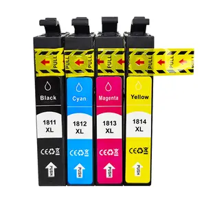 Compatible For EPSON T1811 T1812 T1813 T1814 ink cartridges XP-202 XP-302 XP-402 XP-105 Printer Cartridge