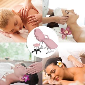 Haute qualité pas cher rose beauté Spa une couleur personnalisée réglable Table de Massage lit de cils podologie traitement de tatouage chaise faciale - Product Image 6