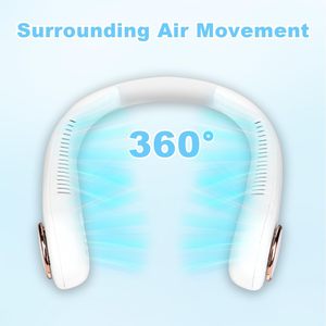Nouveau ventilateur silencieux mini, rechargeable par USB, sans pales, portable, pour le sport, à main, extérieur, domestique, à suspendre au cou - Product Image 2
