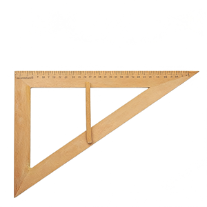 Grand Compas en Bois et Équerre – Kit Pédagogique <span class=keywords><strong>de</strong></span> <span class=keywords><strong>Math</strong></span>ématiques Résistant à l'Usure – Outil <span class=keywords><strong>de</strong></span> Démonstration Géométrique Précis pour Enseignants en Classe - Product Image 2