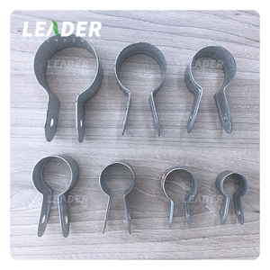Abrazadera de acero galvanizado para invernadero, abrazadera de 1,5mm de grosor, fácil de instalar, barata, para conectar tuberías de arco - Product Image 4