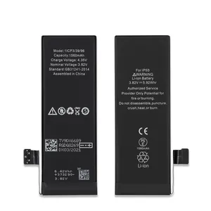 3 .8v Li- Ion polymer replacement Battery with 1680mah bateria for iphone5S 5G 5SE A+ batteries