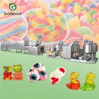 Chaîne de production de bonbons 4D pour fournisseurs chinois : machine à mini-gommes vitaminées, bandes de crème acidulée et menthe gélifiée par pressage