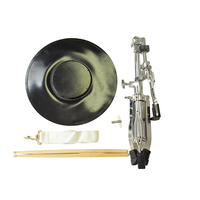 Factory Customized ODM OEM Wholesale HUAYUN Nickel-plated Steel Double Layer Percussion Small Drum with Cowhide Heads