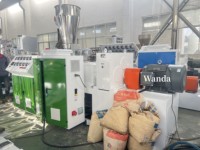 Chaîne de production d'extrudeuse de profil de stores de volet roulant en PVC