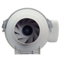 Elektrischer Kunststoff-Axialventilator mit Fernbedienung, Hochgeschwindigkeits-Inline-Lüfter 4-12 Zoll, 2-Gang-Belüftung, Abluftventilator, 100% Kupfermotor, OEM ODM
