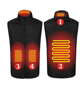 Chaqueta calefactable recargable con batería, traje de buceo, chaleco calefactable de camuflaje para hombre, chaqueta de plumón. - Product Image 4