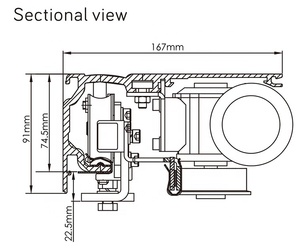 Deper kính tự động cửa trượt nhà điều hành với cảm biến cho siêu thị khách sạn ngân hàng văn phòng với dunker động cơ - Product Image 4