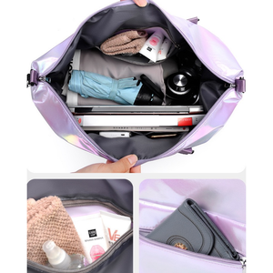 <span class=keywords><strong>Goya</strong></span> budget Sport carry on bolsas de lona impermeables para hombres mujeres naturaleza caminata gimnasio Rosa bolsa grande de viaje bandolera - Product Image 5