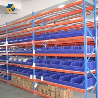 Rayonnage à usage moyen réglable en acier Longspan Étagères de rangement en fil métallique durable Étagères à 5 niveaux Étagère de rangement en métal