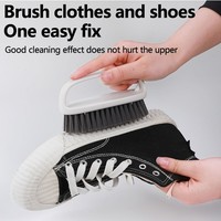 Brosse de nettoyage pour chaussures blanches, brosse à poils doux pour vêtements et chaussures, entretien ménager