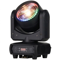 Projecteur LED professionnel à tête mobile Fresnel 120W, DMX 20 canaux, Pan 540°, Inclinaison 270°, fixation suspendue, équipement d'éclairage de scène