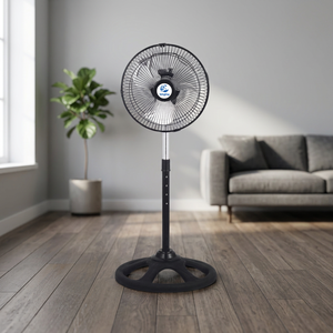 Pedestal Fan 10 In Adjustable Height Oscillating 3-Speed <b>AC</b> Motor Mechanical Control Household Air <b>Cooler</b> - Product Image 1