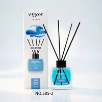 Diffuseur de parfum d'ambiance Veyes transfrontalier sans flamme en rotin et verre, parfum de fruits aux huiles essentielles, pour une utilisation intérieure de 15 à 30 jours