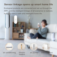 Capteur intelligent de température et d'humidité Zigbee, moniteur d'humidité intérieure, contrôleur, fonctionne avec Alexa Google Home