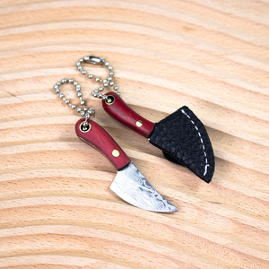 Cuchillo Profesional Mini Curvo para Queso, Cuchillo de Acero Inoxidable para Carne, Cuchillo Vikingo Portátil con Anillo para Deshuesar, para Uso en la Cocina - Product Image 5
