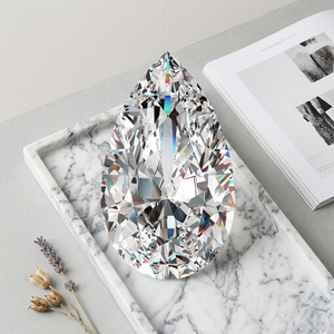 AURALUXURIA F Couleur VS2 Diamant de laboratoire en forme de poire Modèle LG28 Certifié IGI en vrac pour la fabrication de bijoux Vente en gros - Product Image 5