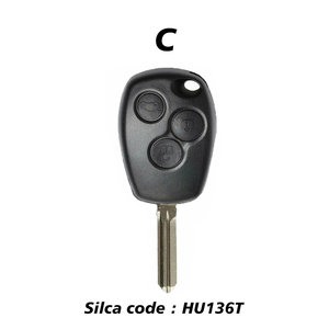 Clé de télécommande CN010005 <span class=keywords><strong>3</strong></span> boutons 433 MHz PCF7946 pour Renault / Kangoo II / <span class=keywords><strong>Clio</strong></span> III - Product Image 6