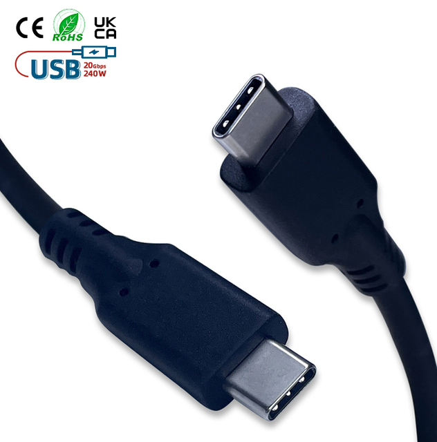 PD 240WUSB-C Type-C Fast Charging Data Cable White Bio Quick Charger Android Mobile Phones Nylon Material Micro Connectors Braid