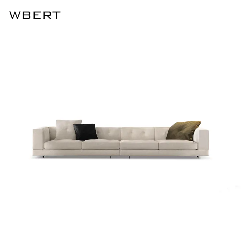 WBERT iç dekorasyon tasarım Modern oturma odası mobilya seti kanepe İtalyan marka kanepe özel kanepe