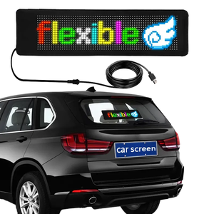 5V2A USB <span class=keywords><strong>LED</strong></span> xe dấu hiệu Bảng điều chỉnh 16*64 RGB ánh sáng ma trận chiếu sáng linh hoạt không thấm nước Màn hình hiển thị cho xe tải mắt <span class=keywords><strong>LED</strong></span> chiếu sáng - Product Image 1